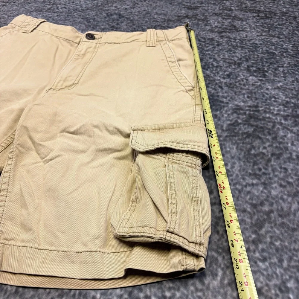 VTG Aeropostale Cargo Shorts Mens 32 Tan Baggy Utility Surf Skater Outdoor Y2K